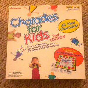 Pressman Charades for Kids/ages 4 & up/3-6 players/no reading required
